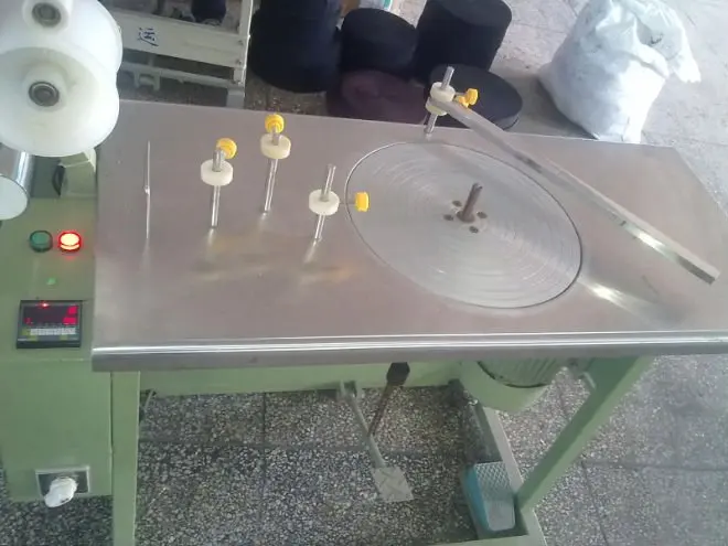 GINYI GNR-400 rolling machine textile needle loom Auxiliary machinery Roll-up and storage webbing machine