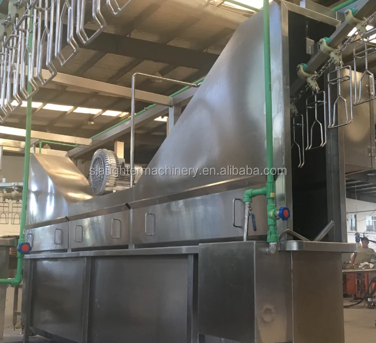 Latest Design High Quality 200 To12000BPH Poultry Broiler Farm Abattoir Automatic Temperature Controlling Scalder Equipment