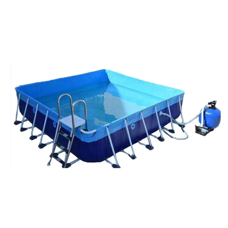 Square Above Ground Metal Frame Swimming Pool China