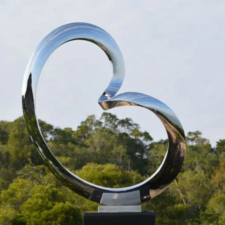 Urban Modern Abstract Stainless Steel Sculpture