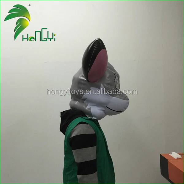 Amazign Customized so Lifelike Design Inflatable Animal Fox Head