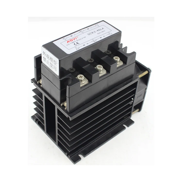 AOYI SCR3-75LA Phase Output SCR with Types Control Signals Power Regulator Circuit Fan scr power controller