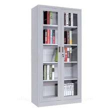 2020 glass door filing cabinet with adjustable shelves storage file cabinet grey color