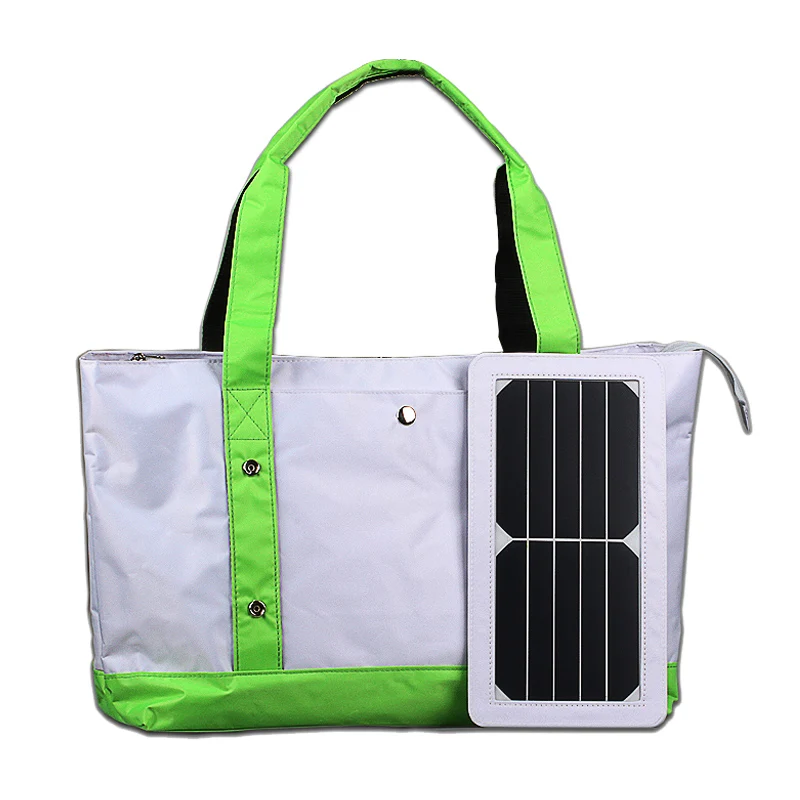 ECEEN portable solar bag and backpack charger 5 watts solar charger for mobile phone