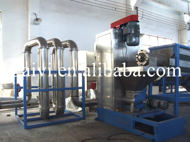 Топовая сборка для обработки пластичная бутылка рециркулируя машину широко