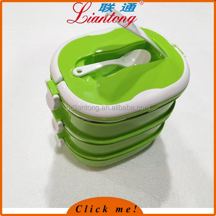 Лидер продаж из нержавеющей стали теплоизолирующего lunchboxes прямоугольной формы