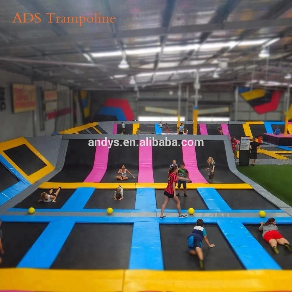 Безопасный коммерческий батут парк с множеством игр таких как ниндзя курс новейший батут-парк