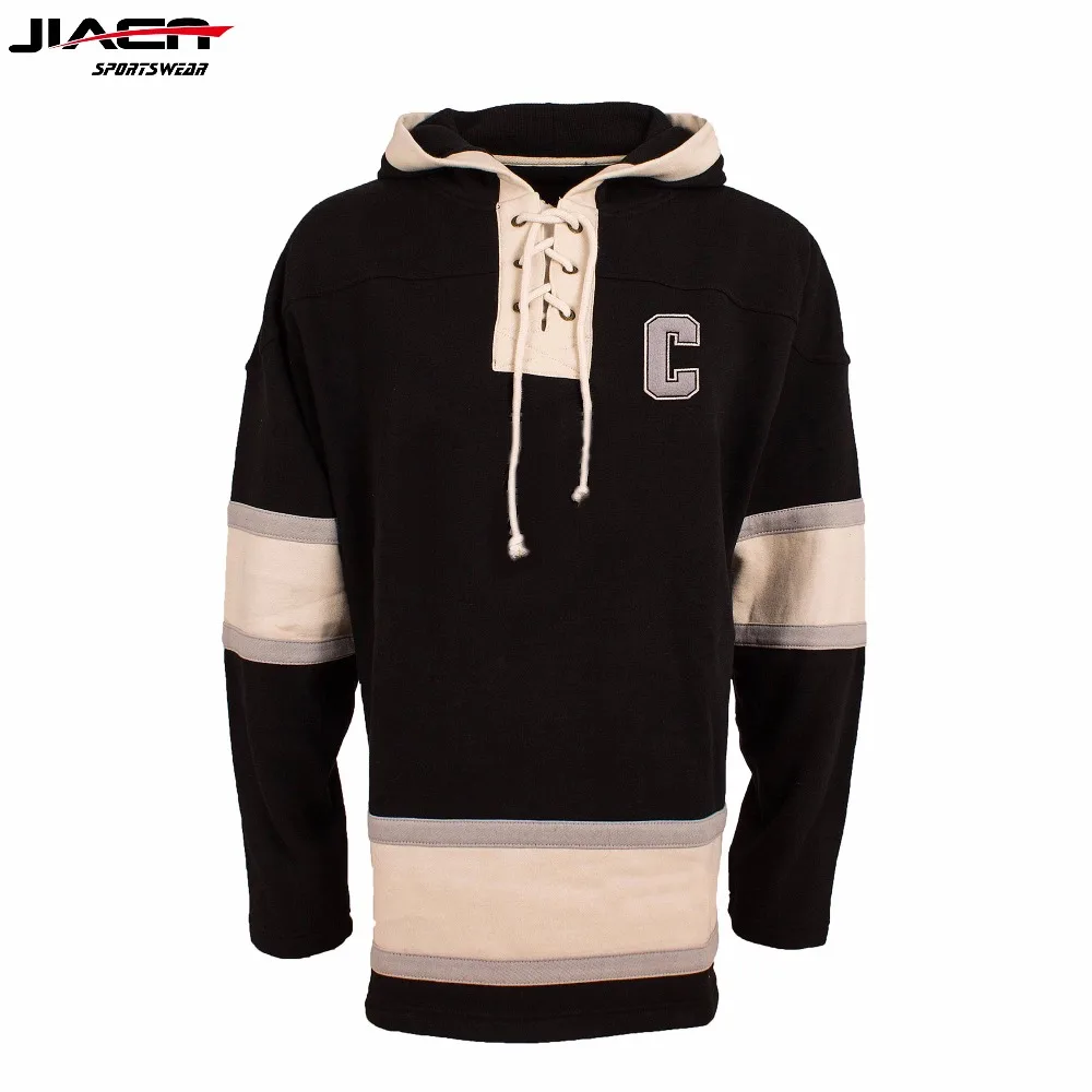Source Custom sublimation hockey lace up hoodie ice hockey sweatshirt  hockey sweater 2023 on m.