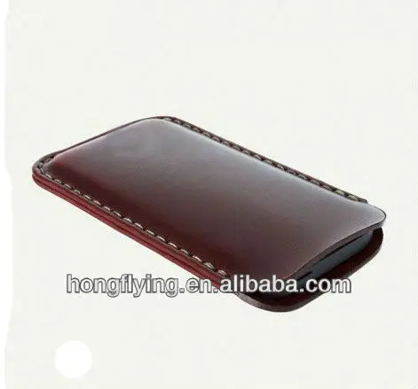 Kiq Universal Cellphone Leather Pouches - 4.5 (5.0 x 2.5 x 0.50) - Black