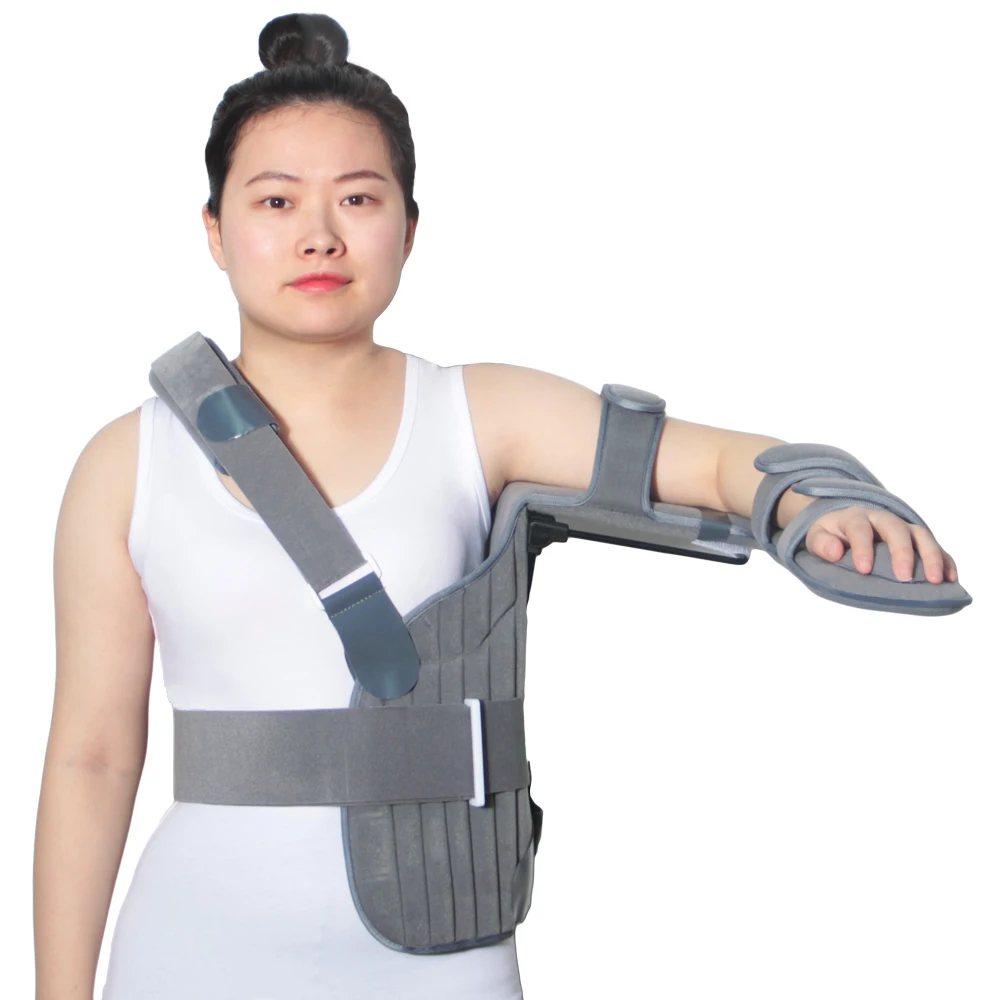 Adjustable shoulder abduction with pillow arm sling pain relief protector  bandage brace broken fractured arm strap injury sprain