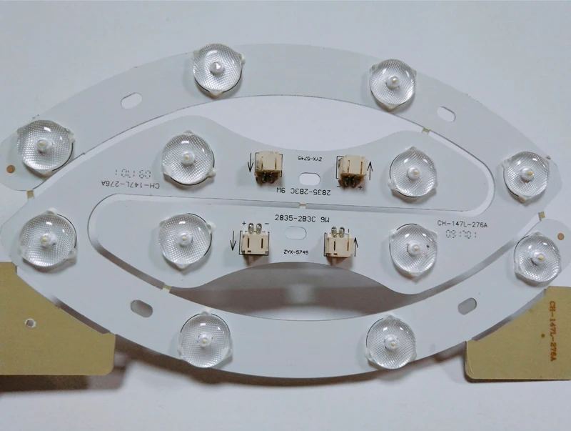 New Product Customized Single Color 12V 9W SMD 2835 LED PCB Board Assembly