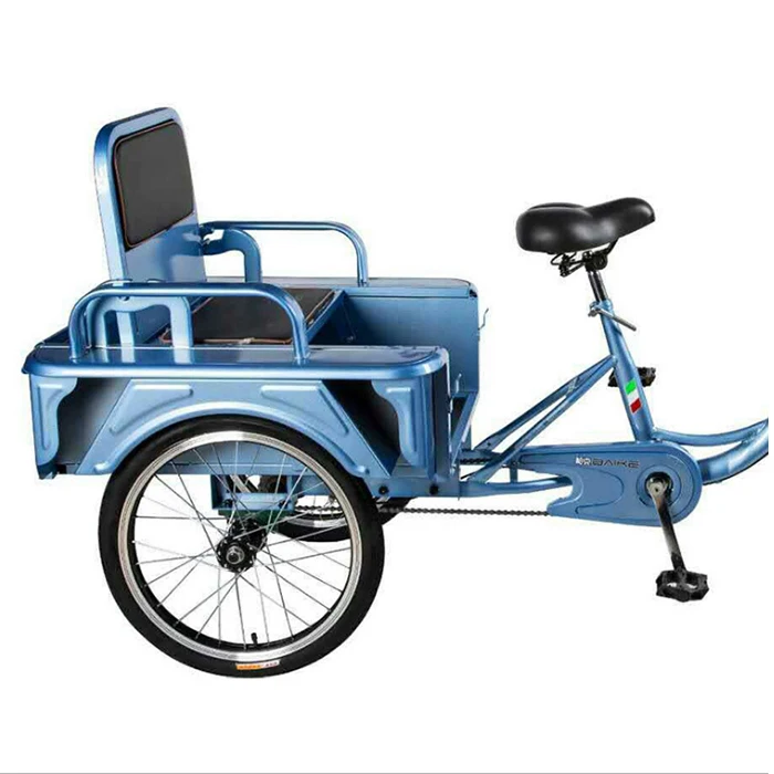 高齢者向けペダル式三輪車 軽量アルミ製 快適サドル付き