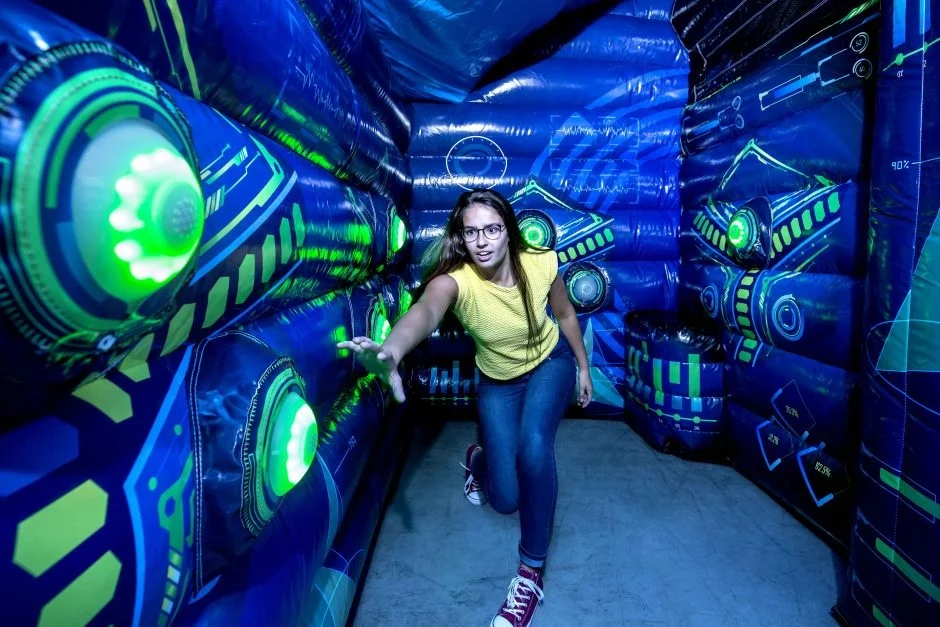 IPS Inflatable Interactive Light Battle Arena, Warp Speed Interactive Kids Play System Arena, Inflatable IPS Arena