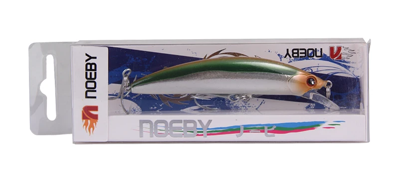 Leurre Noeby Poisson Nageur 8cm 9,2g – Flottant Bruiteur Truite Holographique