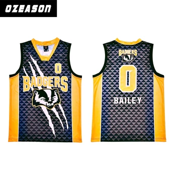 Ozeason Sportswear Guangzhou manufacturer Custom Design Cool Reversible Basketball Singlet