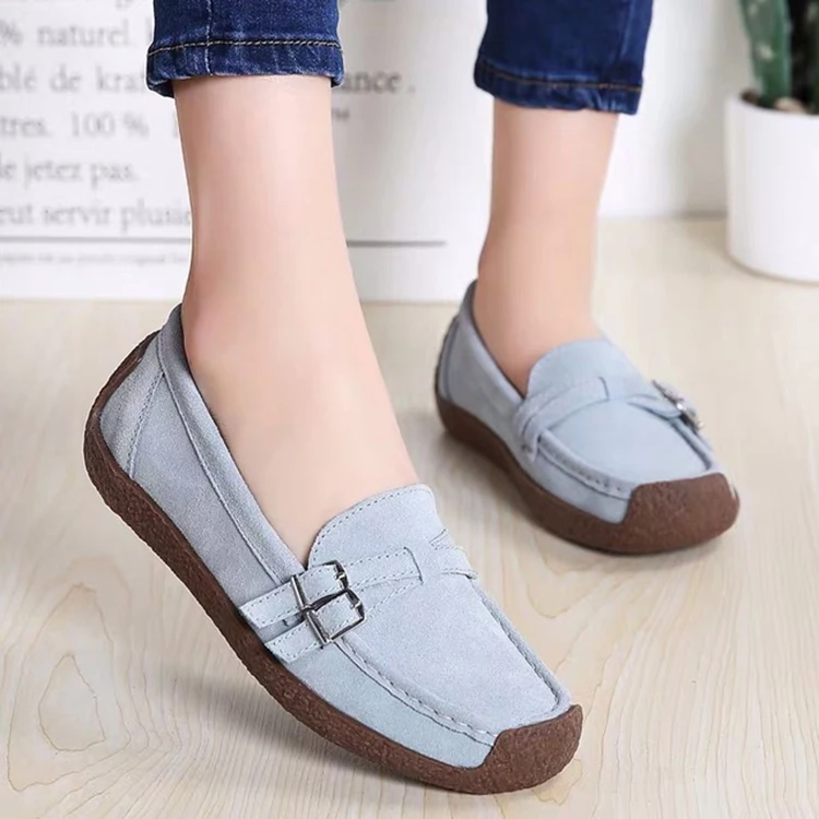 
 Оптовая продажа, модная дизайнерская женская кожаная обувь на плоской подошве  