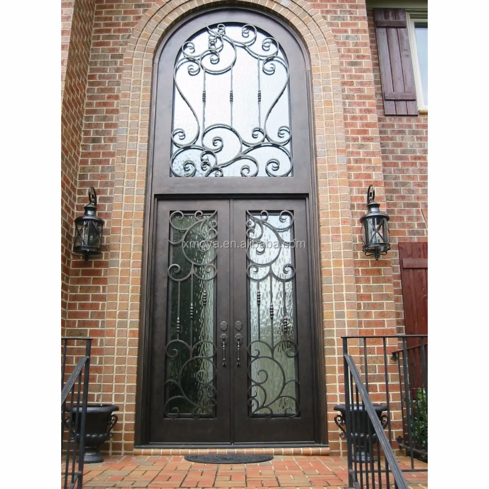 New Wrought Iron Safety Grill Window Double Door Gate Designs For Home Buy New Iron Grill Window Door Designs Door Iron Gate Design Iron Door Designs For Home Product On Alibaba Com