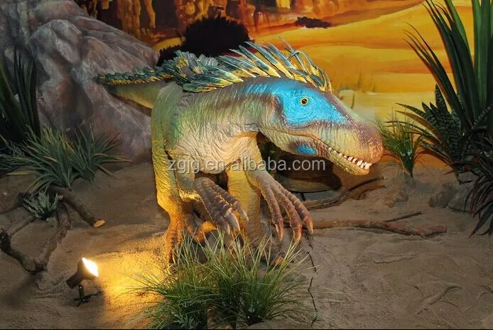 等身大屋内アニマトロニクスステゴサウルス恐竜ガラス繊維樹脂