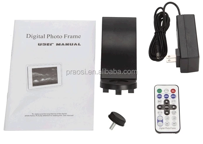 Acrylic Digital Frame with Video Playback Function Download Hot Movies-MP4 Video Display 14 Inches