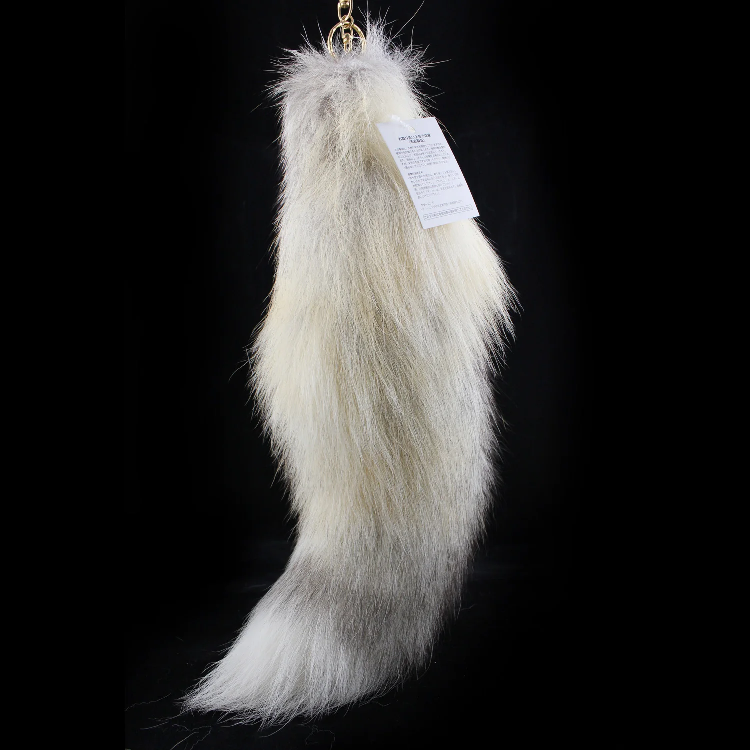 Wholesale Black Jin Diao Fur fox Tail Role  extra Long High Quality Furry  Real fox Tail