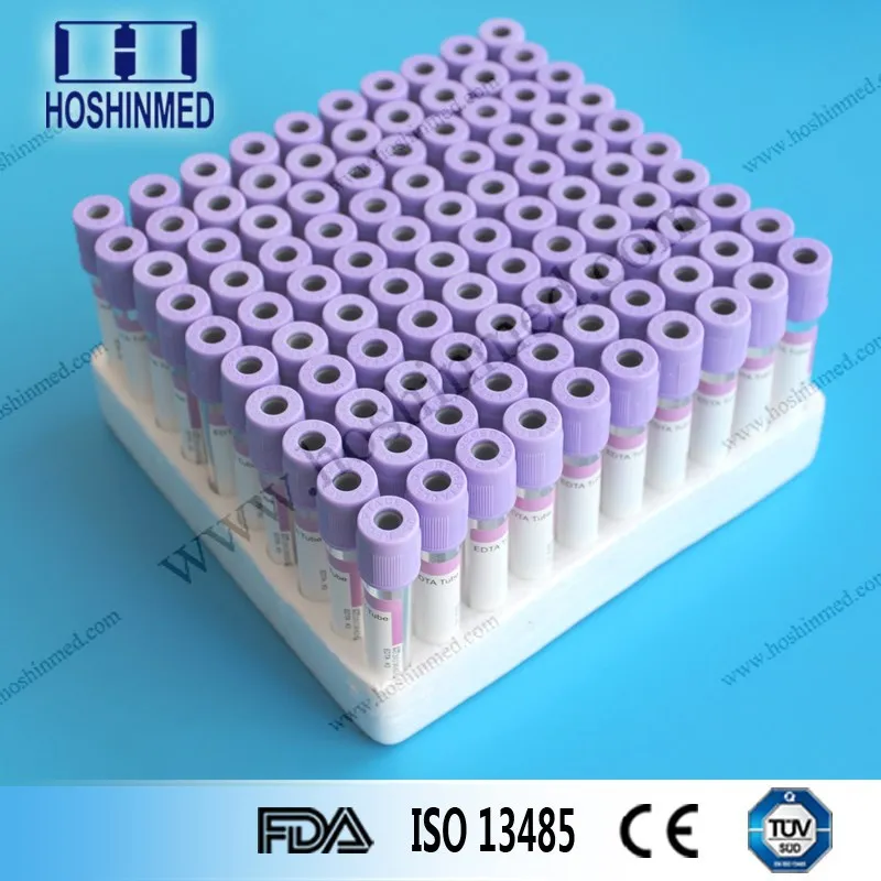 Purple Cap Medical K2 Edta Blood Collection Tube Blood Drawing Tube Buy Glass Blood Tube K2 Edta Tube Vacuum Blood Collection Tube Making Machine Product On Alibaba Com