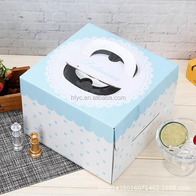 Custom Take Away Card Box Template Wholesale for Cake