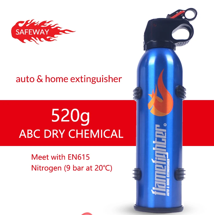 500g Aluminum Car Fire Extinguisher High Quality Portable Car Mini Fire Extinguisher