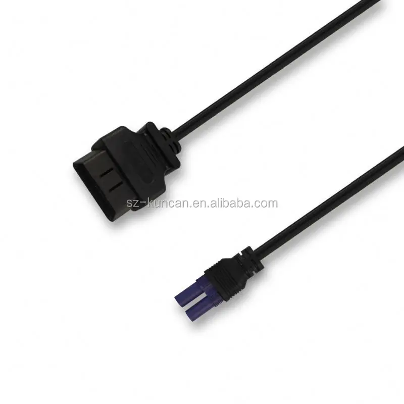 90 Degree Right Angle Mini Usb to OBD2 Cable OBD Extension Cable