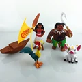 Moana Princess Maui Waialik Heihei PVC Figures Toys 5pcs set Kids Toys Christmas Birthday Gift 8