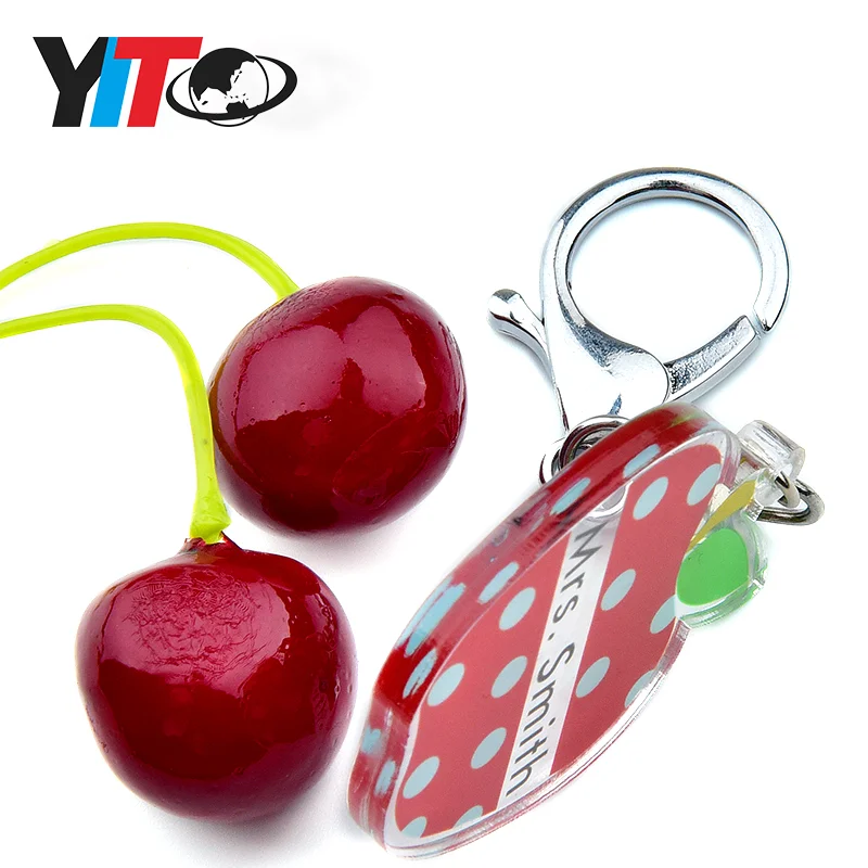 Изготовленный На Заказ Прозрачный Акриловый Брелок apple прозрачный Шарм для учителя и студента