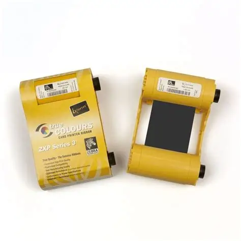 Оригинальный карточный принтер Zebra серии ZXP3, черная лента 800033-801