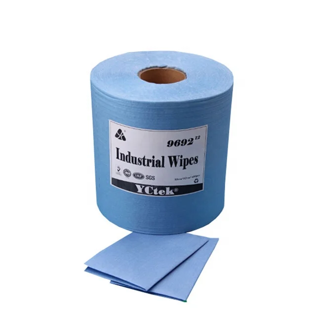 Cellulose Polyester Workshop Paper Roll Nonwoven Cellulose Polyester Wipe
