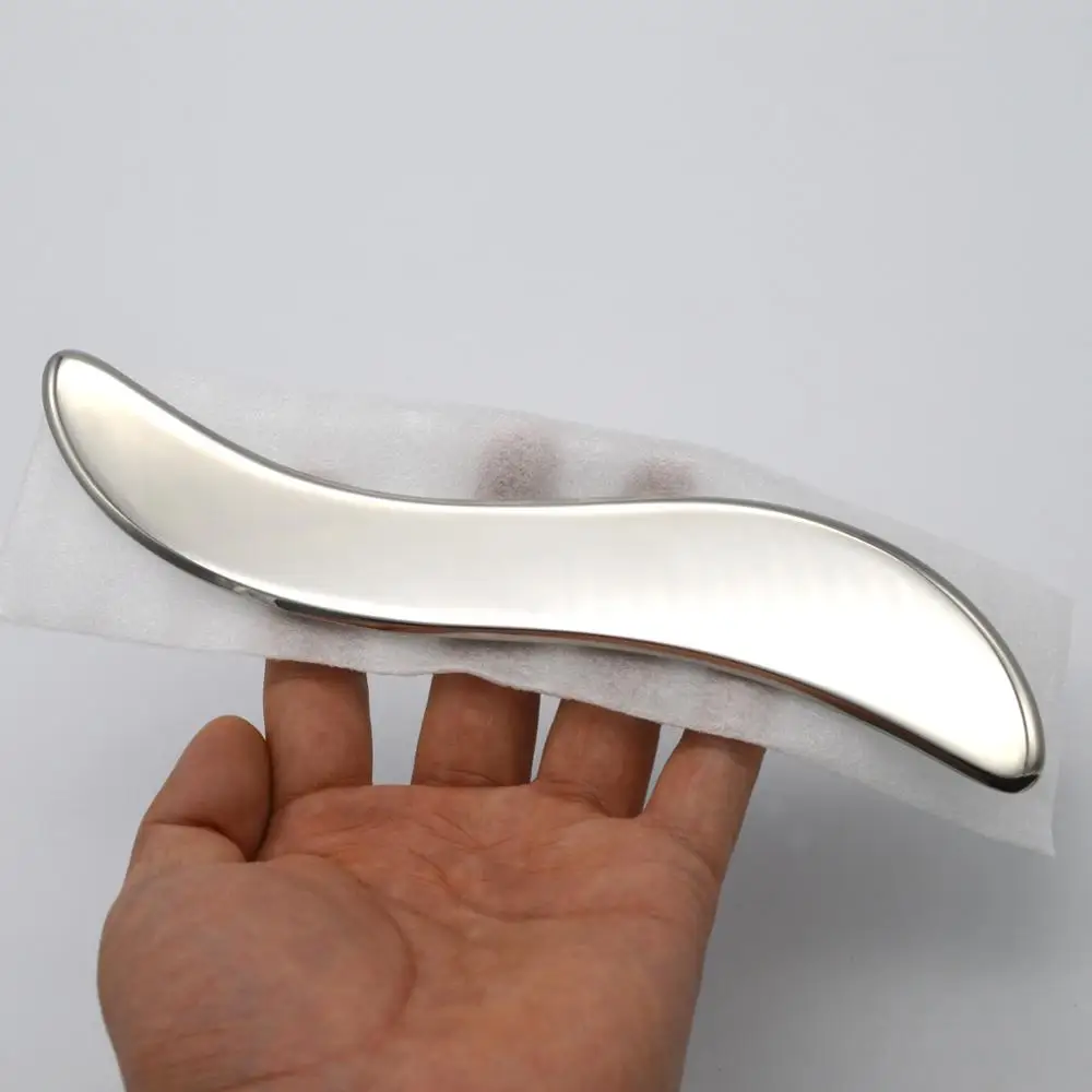 Professional Gua Sha Tool for Body Stainless Steel Gua Sha IASTM Tool Metal Guasga Board