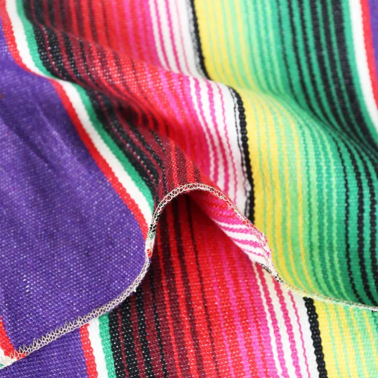Coperta Messicana Serape Multiuso - Per Tavolo, Letto, Picnic, Decorazioni Nozze E Arazzo