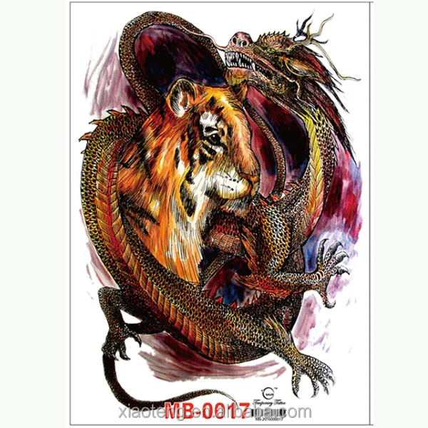 40 Tiger Dragon Tattoo Designs For Men  Manly Ink Ideas