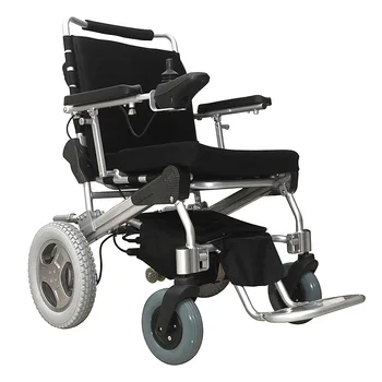 e-Throne Lightweight Medicare 12'' folding foldable power electric wheelchair with quick removable motors