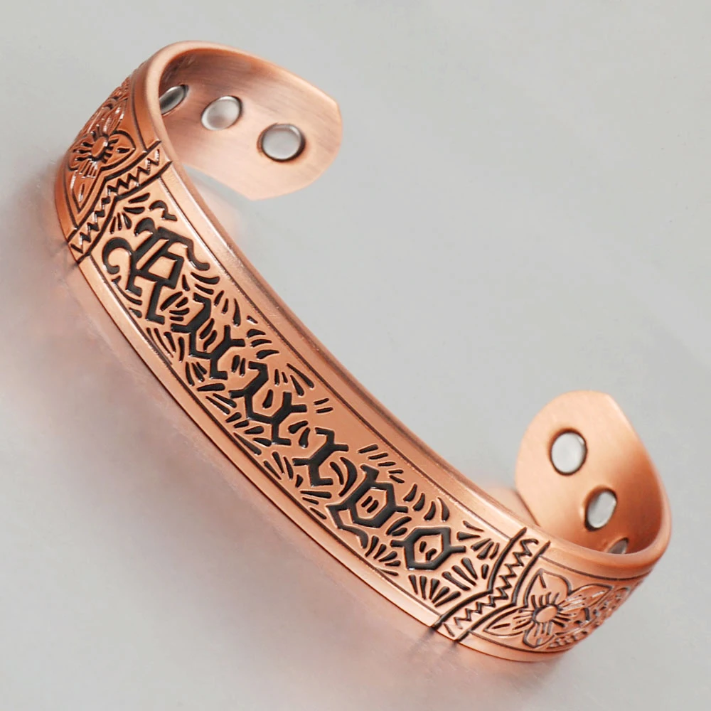 Bracelet Ancien Cuivre Rouge Avec Aimant - Alliage énergétique Pour Homme/femme, Neuf