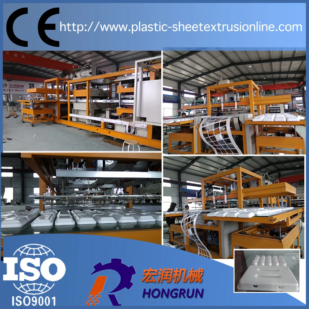 PS Foam Food Container Making Machine Vacuum Forming Machine Disposable Plate Making Machine