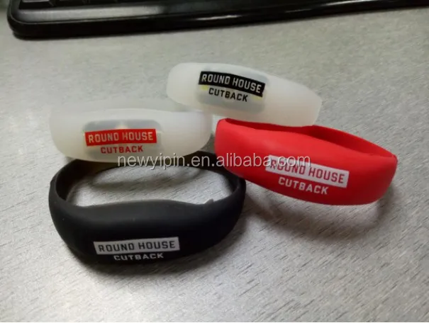 Silicone Luminous Wristband LED Vibration Luminous Bracelet Voice Glowing Bracelet for Activities Party Gifts