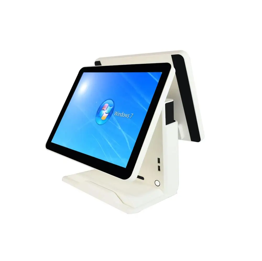 Dual Display Tablet windows 10 Pos System Intel I5 Big Screen Pos Terminal Android 11 Pos Machine