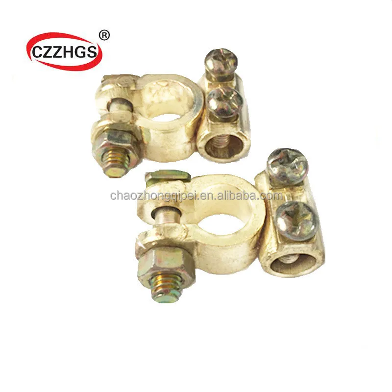 
 Положительный полюс отрицательный электрод батарея винтового типа клеммы  