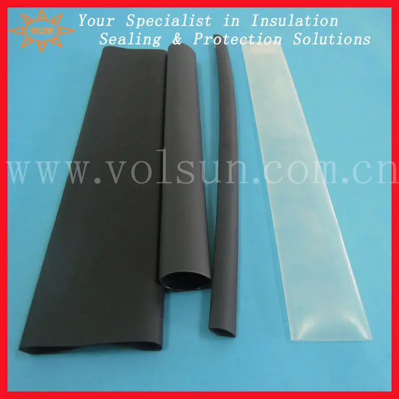Waterproof thermofit heat shrink tube with glue