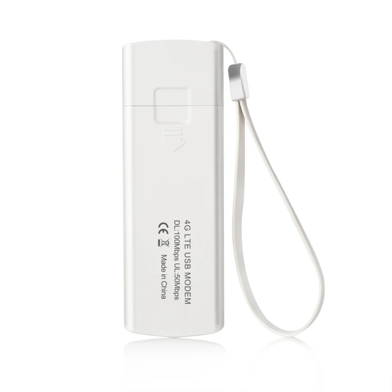 Free Driver Download LTE 100Mbps USB 4G Modem with Sim Card Slot for Android
