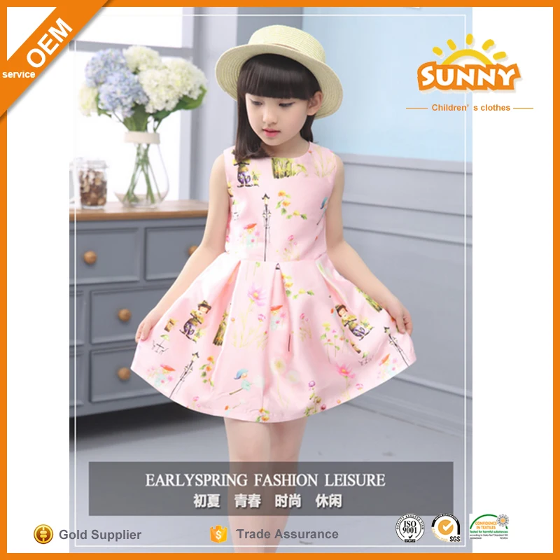 
 Дешевые Девочки Розовый Платья Конструкций Удивительные Длинные Платья для Девочек  