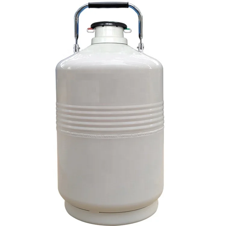 GB5358 стандарт 20 л алюминиевый сплав LN2 для хранения спермы криогенный резервуар