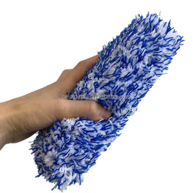 Автомобильные аксессуары для полировки колес смешанного цвета премиум-класса из микрофибры губчатая перчатка автомойки