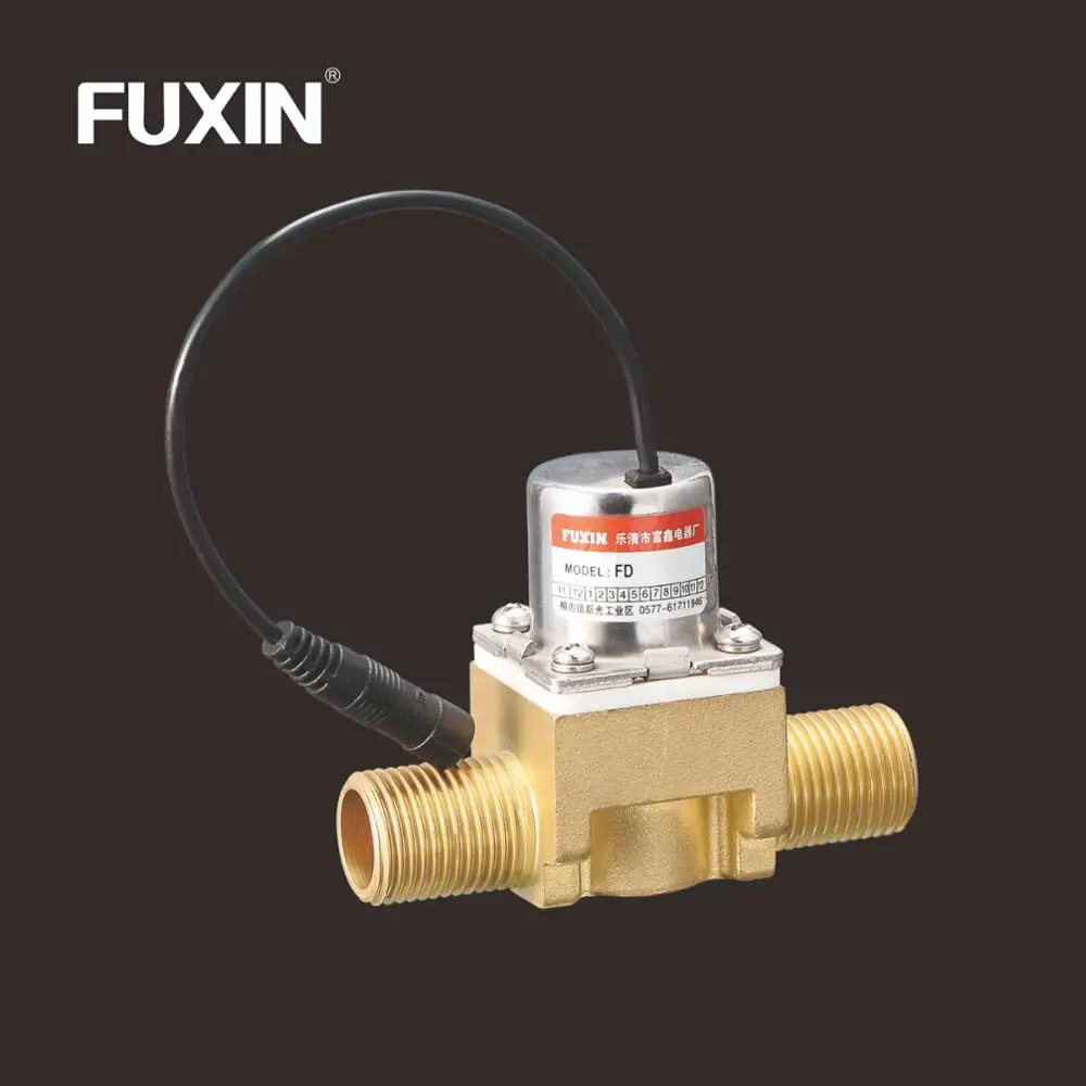 automatic sanitary ware 6v water solenoid valve shut off valve brass valve