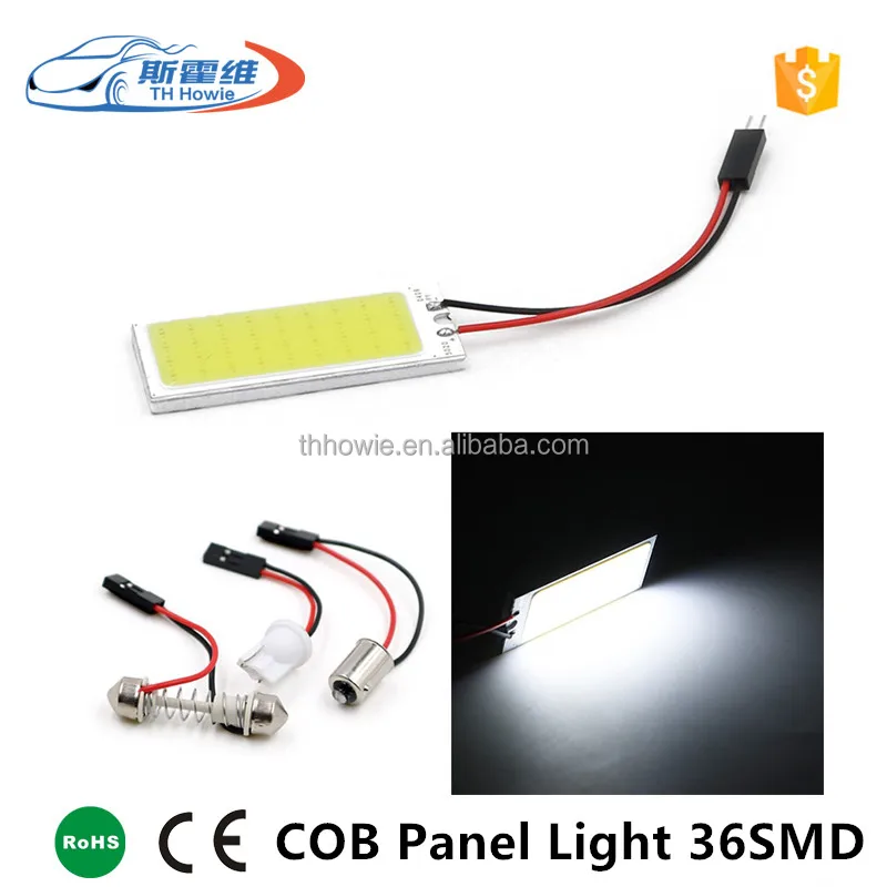 YM E-Bright 2Pcs 36SMD LED Bulbs – T10 BA9S Festoon For Car Interior Dome Truck