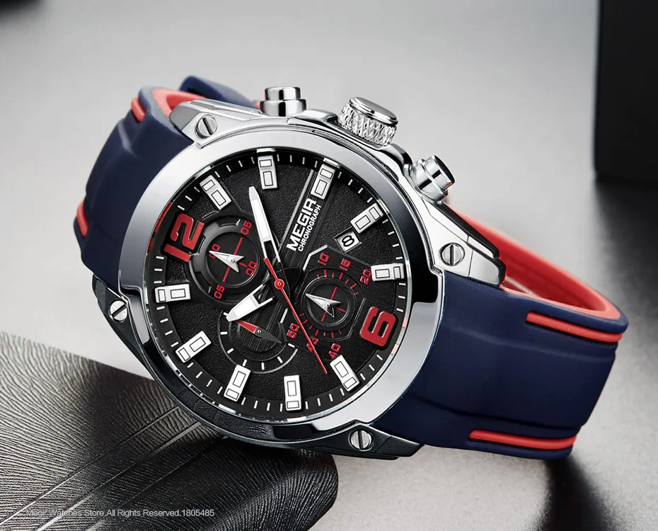 Megir 2063 Men's Chronograph Watch Durable Stylish