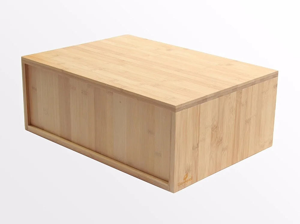 Бамбуковый принтер и подставка для монитора с настольным органайзером с ящиками